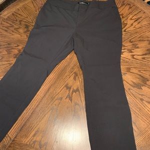 Black strait leg slacks